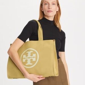 Tory Burch Ella Canvas tote.  Color:  Hickory